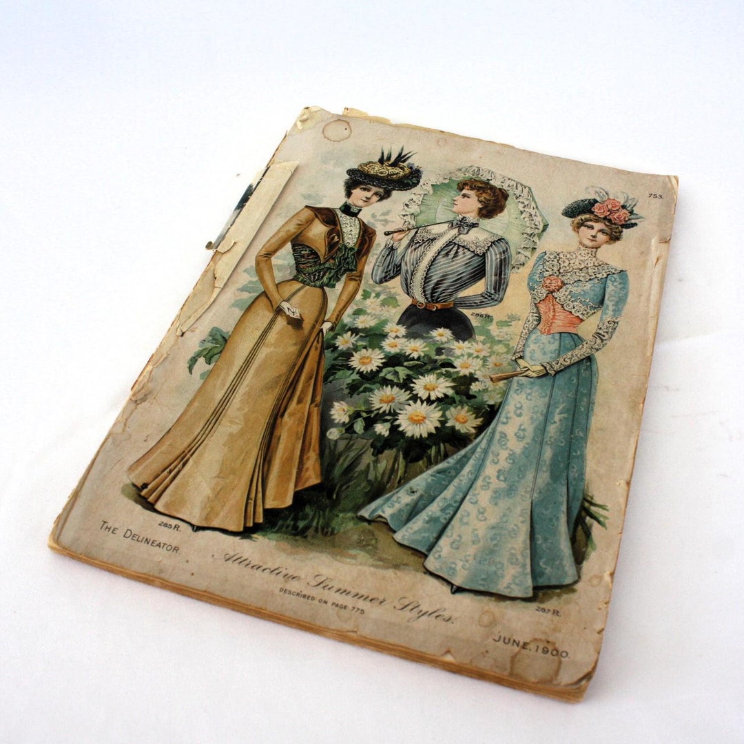 Antique Vintage Magazine the Delineator June 1900 Butterick Publishing ...