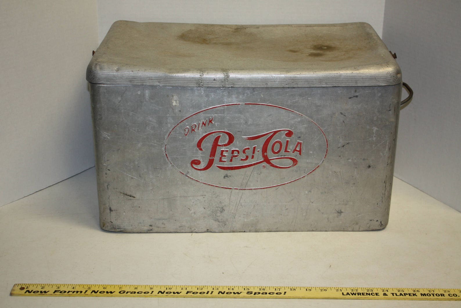 Vintage Pepsi Cola Aluminum Cooler Ice Chest Pepsi Soda Etsy