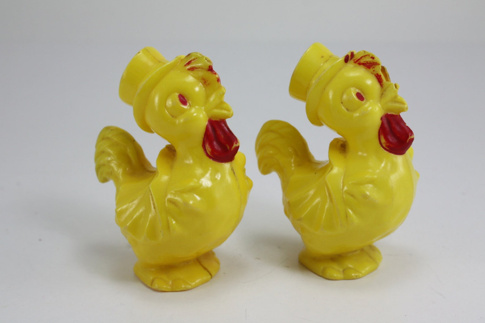 Vintage Irwin Chicken Rooster Hen Anthropomorphic Plastic Etsy
