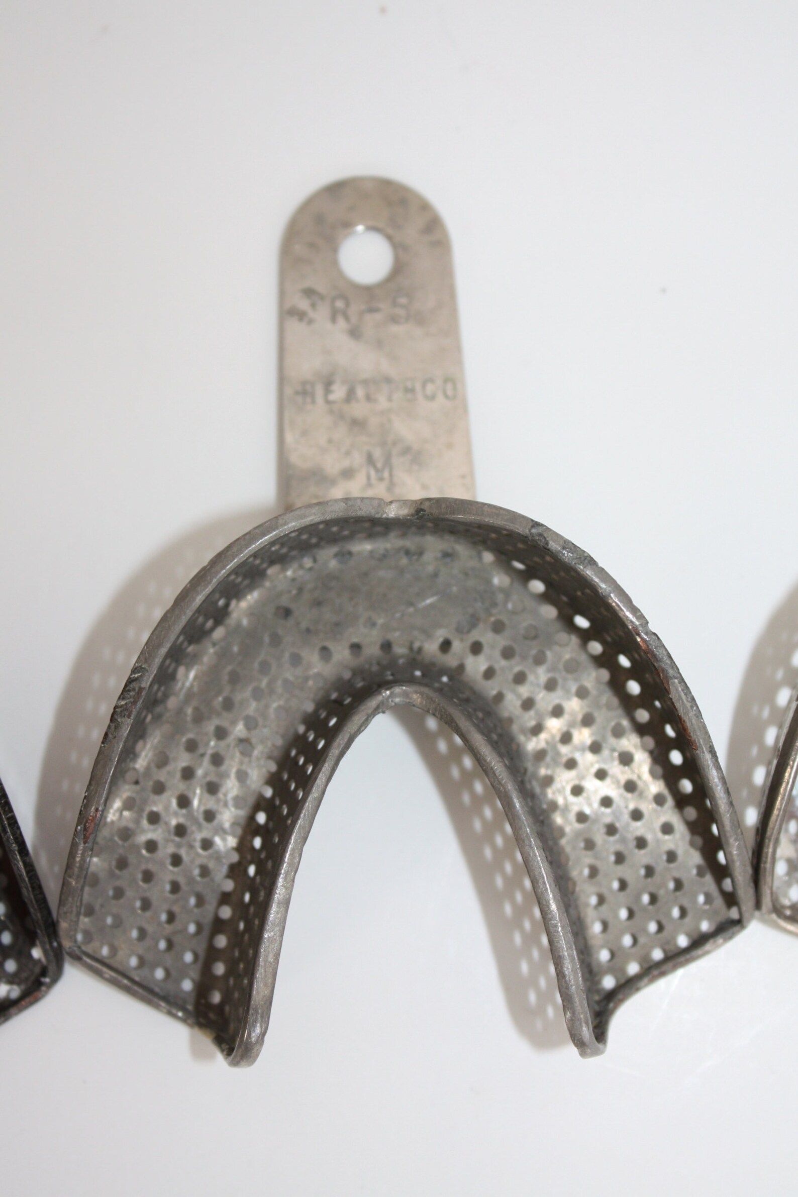 Vintage Dentistry Dentist Dental Denture Metal Mesh Impression Etsy