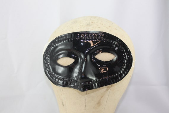 Vintage Halloween Mask Half Mask Masquerade Hobo … - image 4