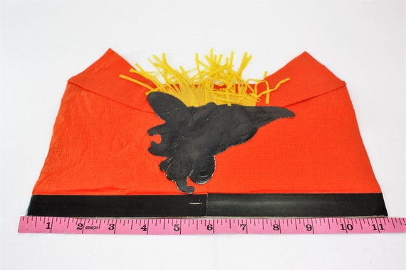 Vintage Halloween Party Crepe Paper Hat Die Cut &… - image 7