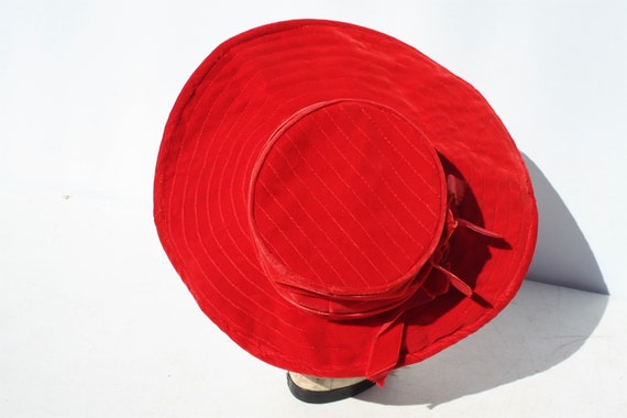 Vintage Women's Hat Chapeau Asymmetrical Brimmed … - image 4