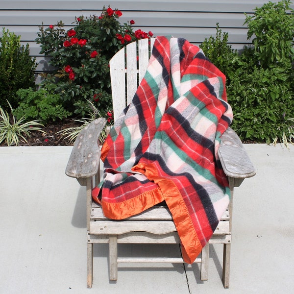Beige Plaid Tartan Blanket