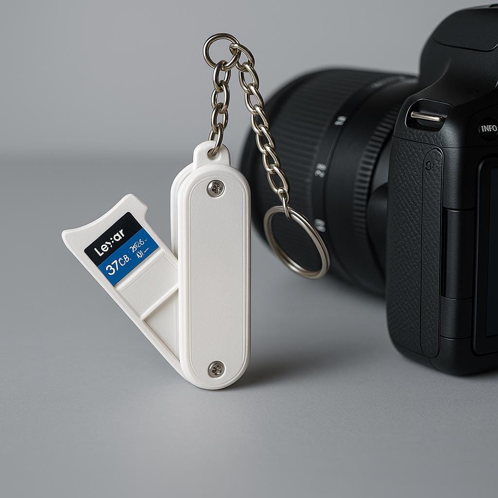 Microsd Card Keychain Microsd Card Holder Keychain - Compact & Portable - Etsy
