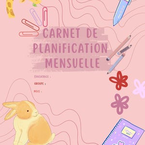 Carnet de planification pour éducatrices à la petite enfance – Version imprimable et numérique
