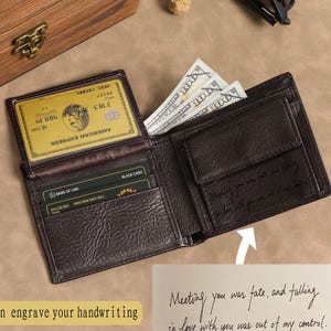 Personalisierte Brieftasche, Herren Brieftasche, Brieftasche aus Leder, Groomsmen Brieftasche, Leder Brieftasche, Benutzerdefinierte Brieftasche, Freund Geschenk für Männer, Geschenk für Ihn