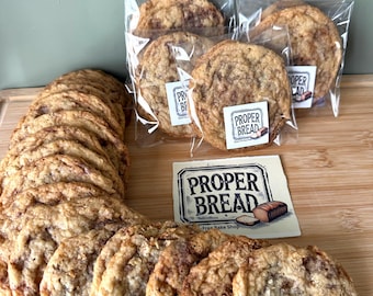 Butter Crunch Heath Bar Gluten Free Cookies, Large