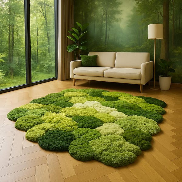 Moss Rug - Etsy