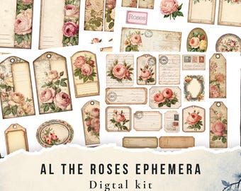 All the Roses Ephemera Pack (Digital Download)