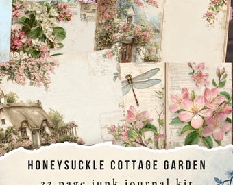 Honeysuckle Cottage Garden digital kit, 22 Pages (Digital Download)