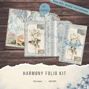 Harmony Folio-kit, 57 delar, utskrivbara Ephemera-sidor