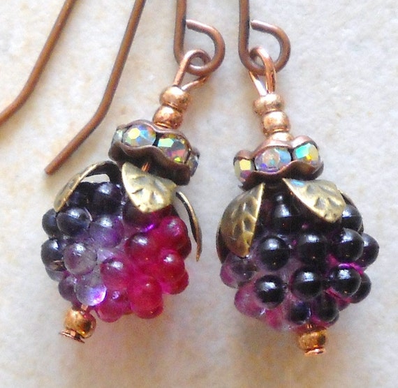Items similar to Berry Beautiful Earrings on Etsy