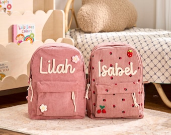 Sac à dos scolaire personnalisé pour enfant : sac à dos pour enfant avec nom