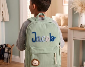 Personalized Backpack • Custom Toddler School Bag • Kid Christmas Gift