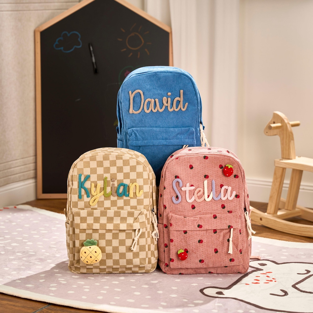 Custom Name Backpack • Back to School • Toddler Gift • Kid Backpack - Etsy