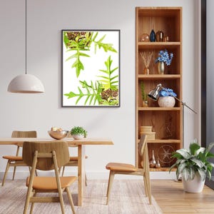 Philodendron Hybrid Botanical Wall Art - Tropical Plant Print for Nature - Inspired Interiors