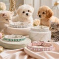 Luxury Crystal Pet Collar Fancy Rhinestone Dog Cat Necklace Bling Diamond Cat Collar Elegant Handmade Dog Jewelry Designer Pet Accessories product logo