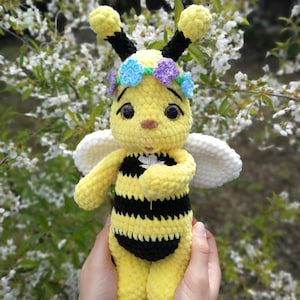 Häkelanleitung für Bienen, Amigurumi Honigbiene