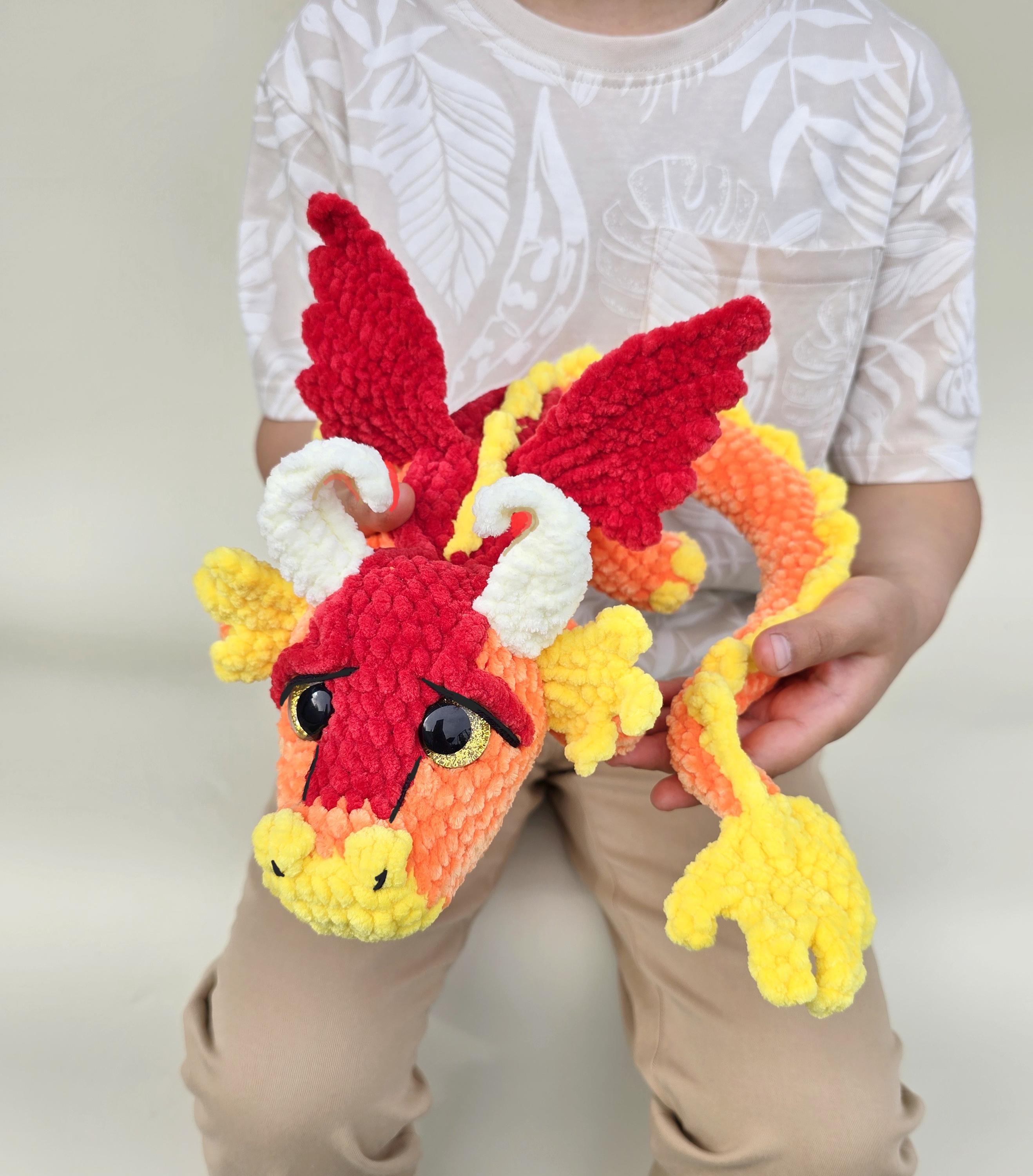 Fairy Dragon Amigurumi Crochet Pattern, crochet dragon pattern