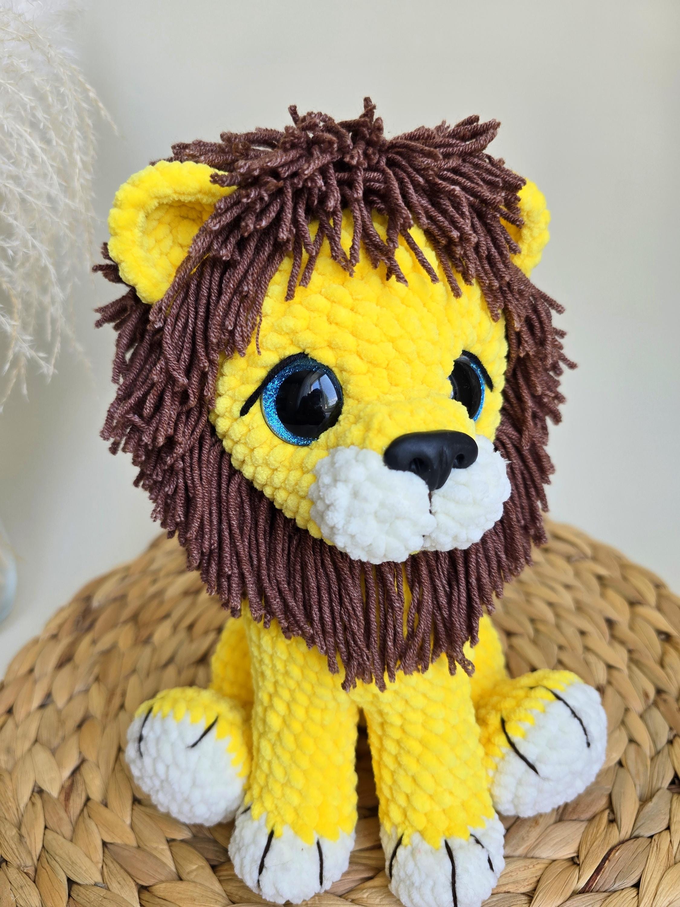 Crochet Lion Toy Pattern, Amigurumi Plush Tutorial (PDF Pattern) - Etsy