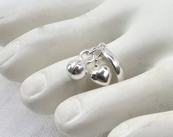 Tiny Bell sterling silver toe ring mature foot worship kitty bell toe ring