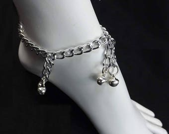 Bell Anklet slave bell ankle bracelet ringing bells submissive jewelry mature foot fetish jewelry bdsm jewelry