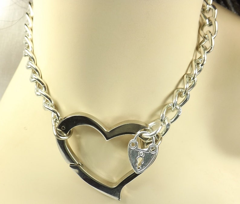 Day Collar Chain Choker BDSM Day Collar Discreet Mature Huge Etsy