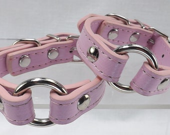 O ring cuffs day slave cuff bracelets mature bdsm restraints