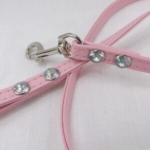 Leash with Rhinestone Accents. Gift for dom leash restraint mature