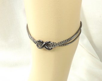 Infinity Ankle Bracelet Multi Chain Anklet body jewelry Infinty Anklet mature bdsm gift