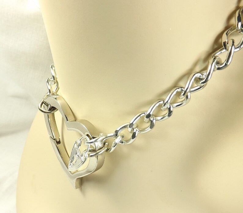 Day Collar Chain Choker BDSM Day Collar Discreet Mature Huge Etsy