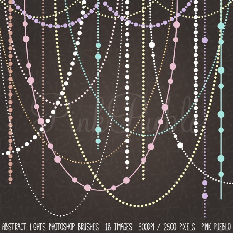 Abstract Lights Brushes Christmas Holiday Bokeh Etsy