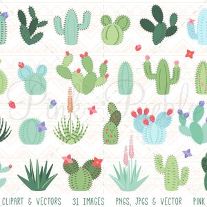 Kaktus Clipart, Kaktus-Clip-Art, Stammes-Clipart, Stammes-ClipArt, saftig Clipart ClipArt - kommerziellen und persönlichen Gebrauch