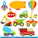 Transportation SVGs, Trucks, Cars and Trains Cutting Templates - Commercial and Personal Use 