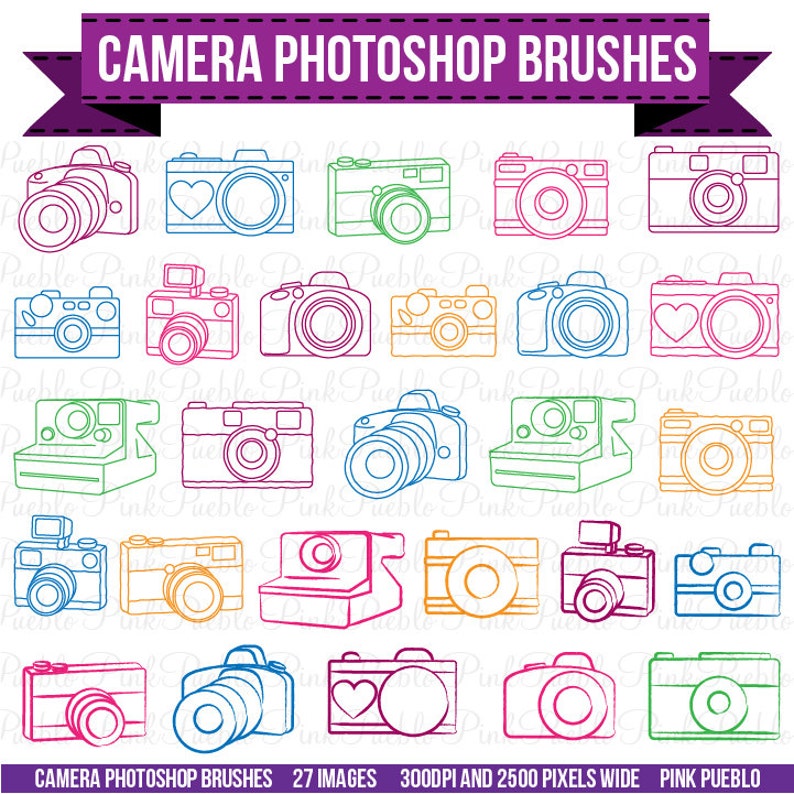 Camera Brushes Photography Brushes Etsy