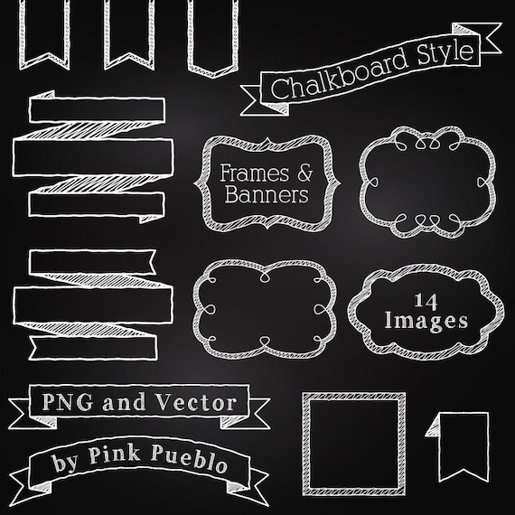 Chalkboard Frame Clipart