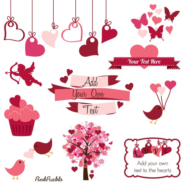Valentines Day Clip Art Clipart, Valentine Clip Art Clipart - Commercial and Personal Use