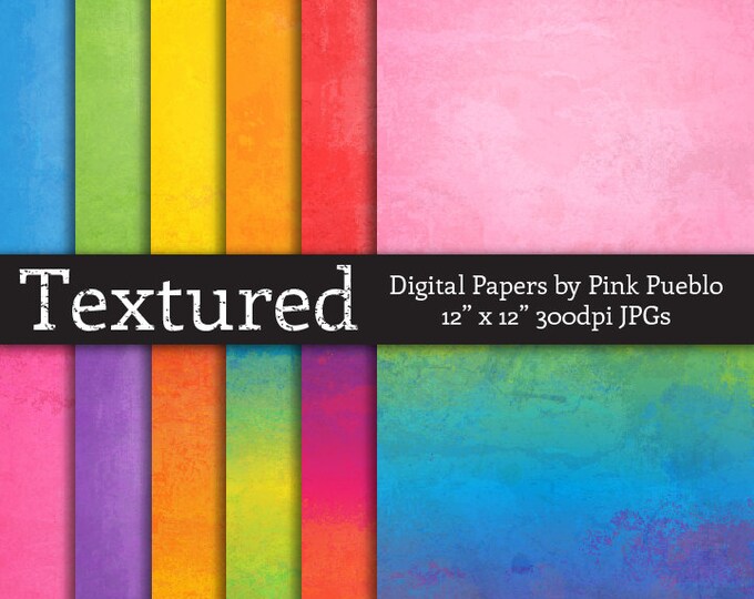Digital Printable Papers Scrapbook Papers or Backgrounds Watercolor ...