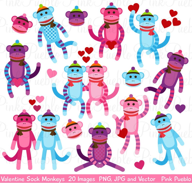 Valentine hotsell sock monkey