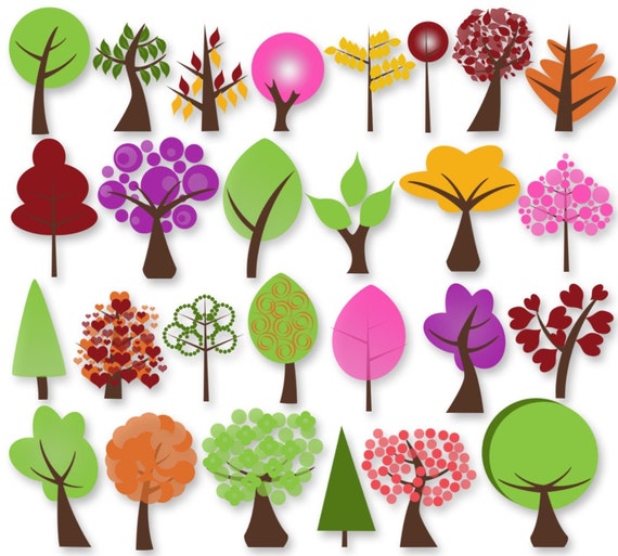 Alberi Pennelli Photoshop Commerciale E Personale Etsy