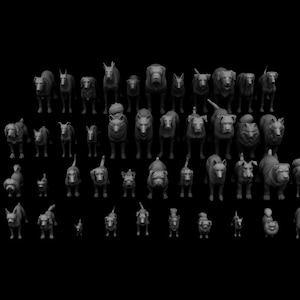Miniaturen - Complete Hondencollectie