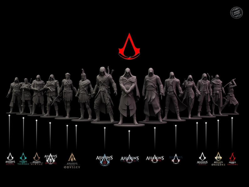 Miniatures - Assassin's Creed - Etsy