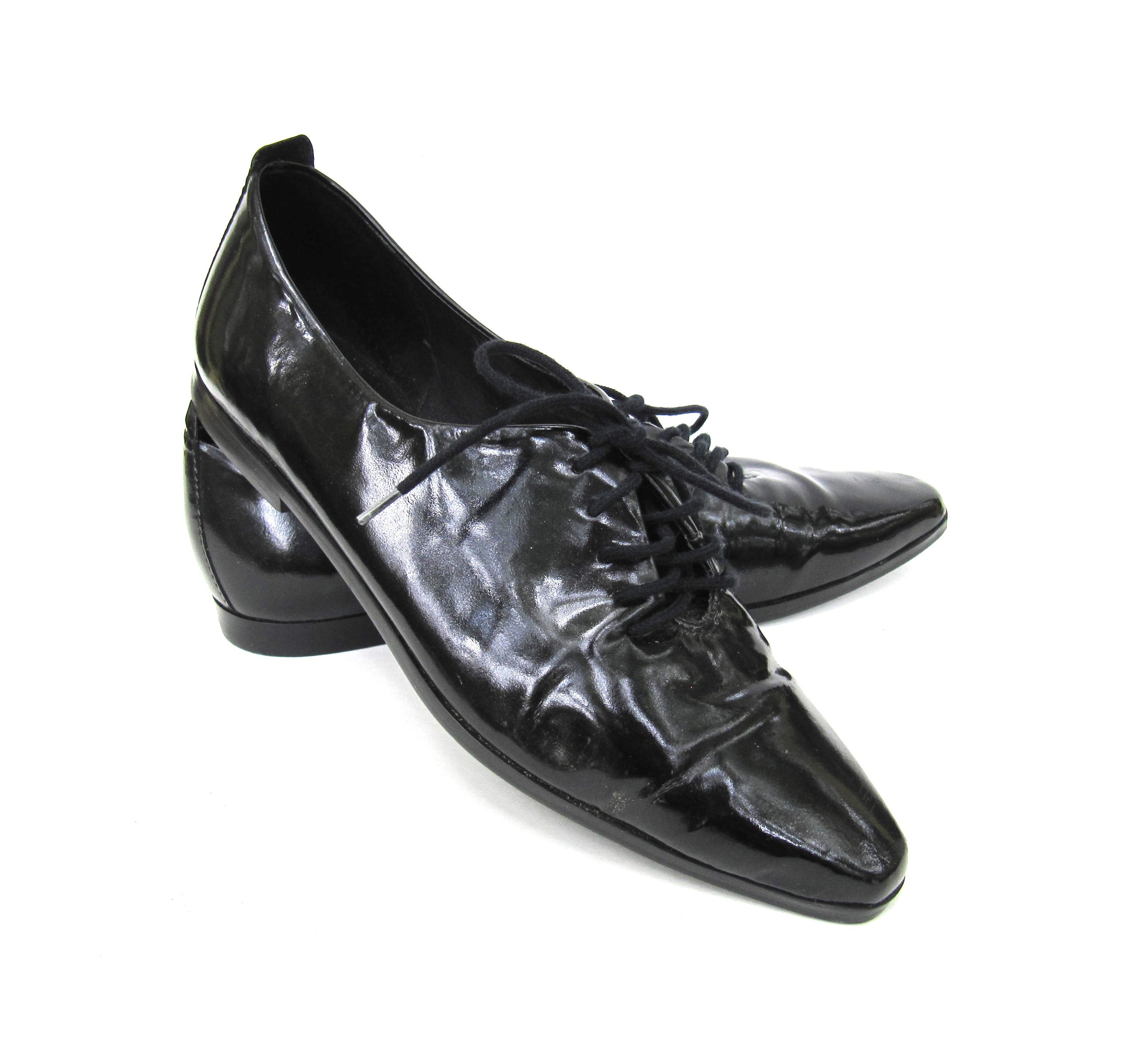 Black Patent Leather Oxford Shoes for Women by Bellini Size 9M Etsy