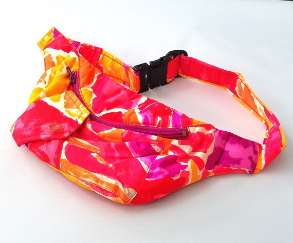 Neon Pink Orange Purple Fanny Pack by Obermeyer 19