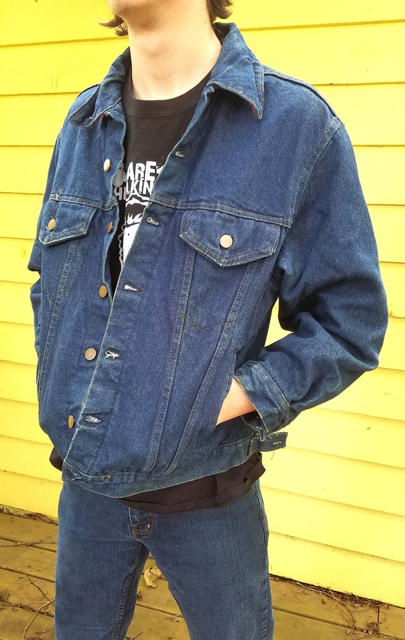 steel jeans vintage plaid