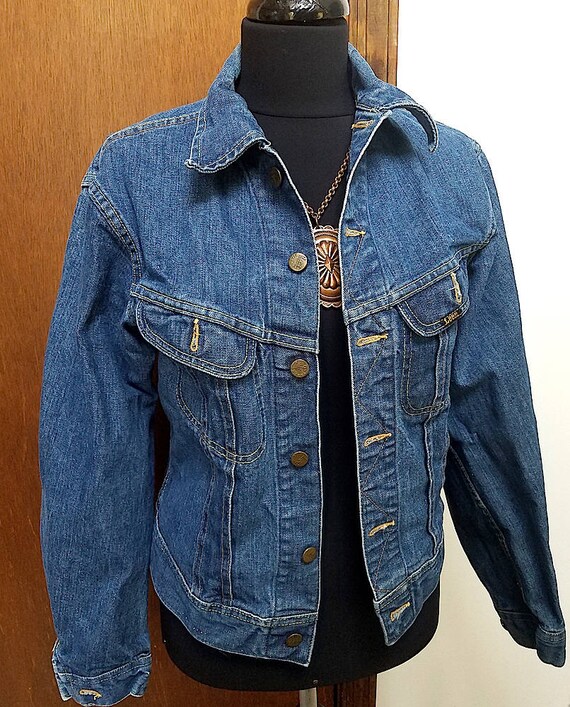 black label denim jacket