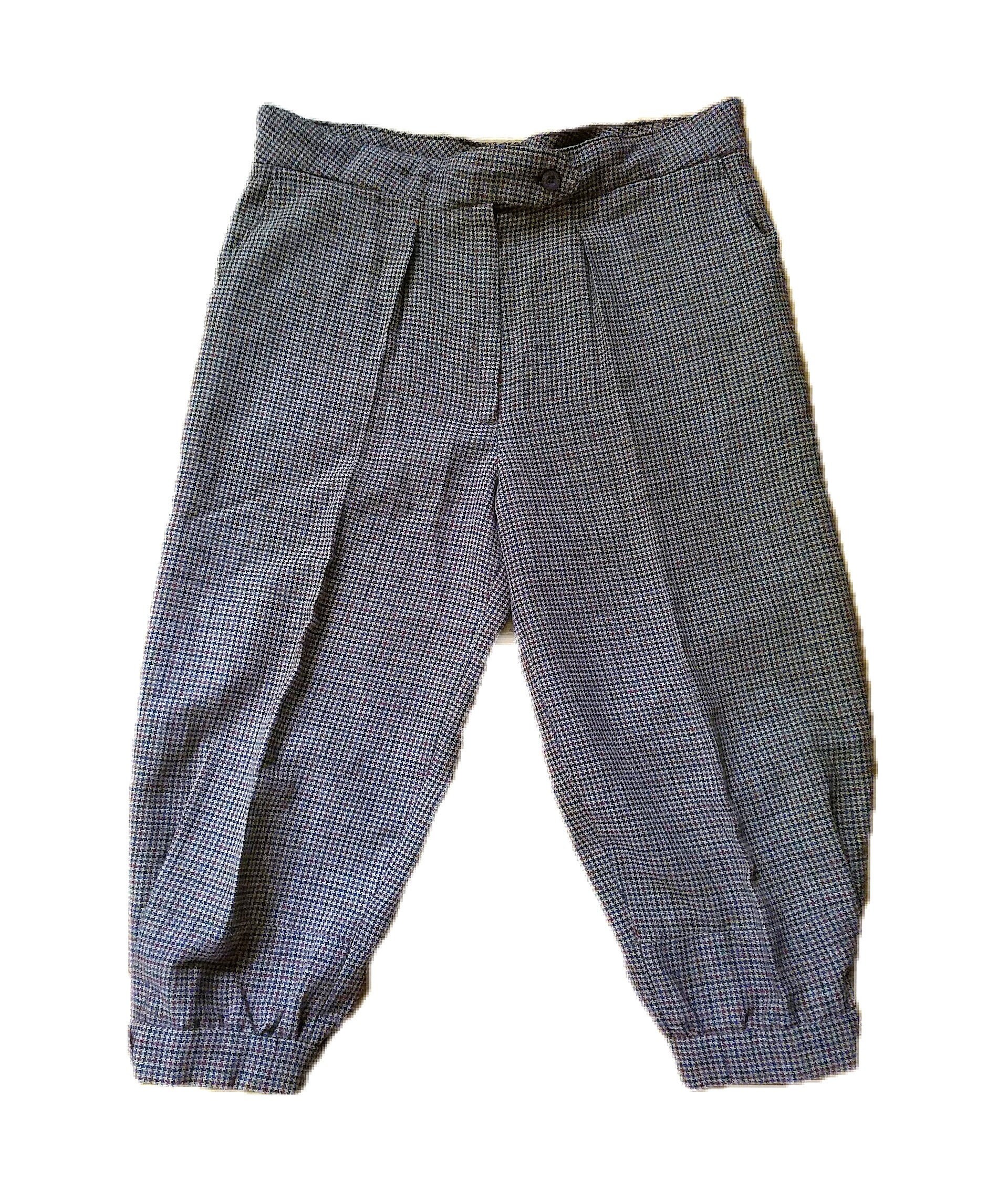Newsboy Knickers Cropped Wool Pants 1970s Handmade Women | Etsy