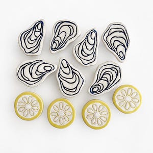 Ceramiczne gałki do szafek — Oyster & Lemon