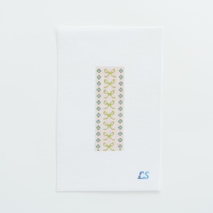 Bow Bookmark / Key Fob Needlepoint Canvas